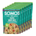 SOMOS Fajita White Rice - Microwavable Authentic Mexican Flavor