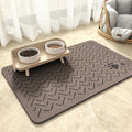 Absorbent Pet Feeding Mat for Food and Water - No Stains Quick Dry