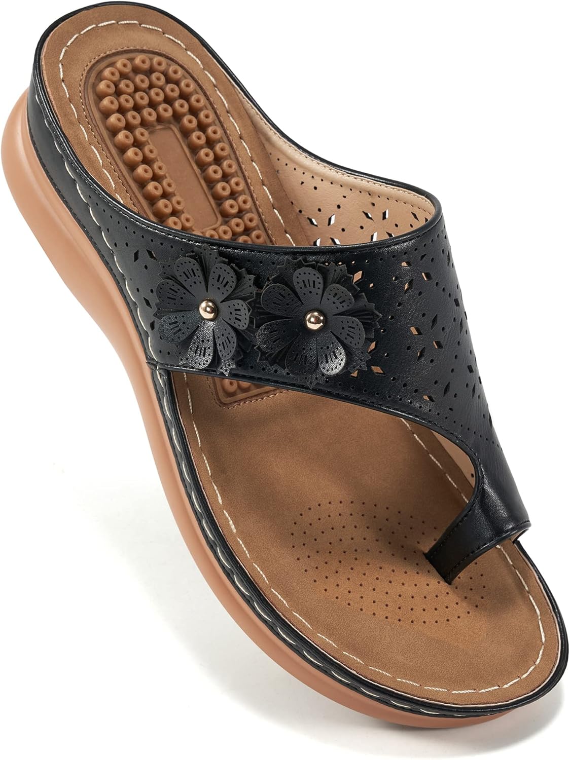 Comfortable Orthopedic Wedge Sandals for Women by Aomigoct