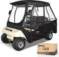 Windproof 4 Passenger Golf Cart Enclosure - Waterproof & Portable
