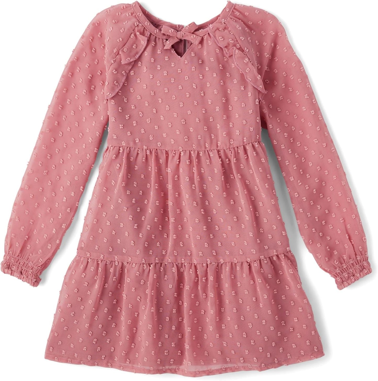 Gymboree Girls Long Sleeve Tiered Dresses for Toddlers and Kids