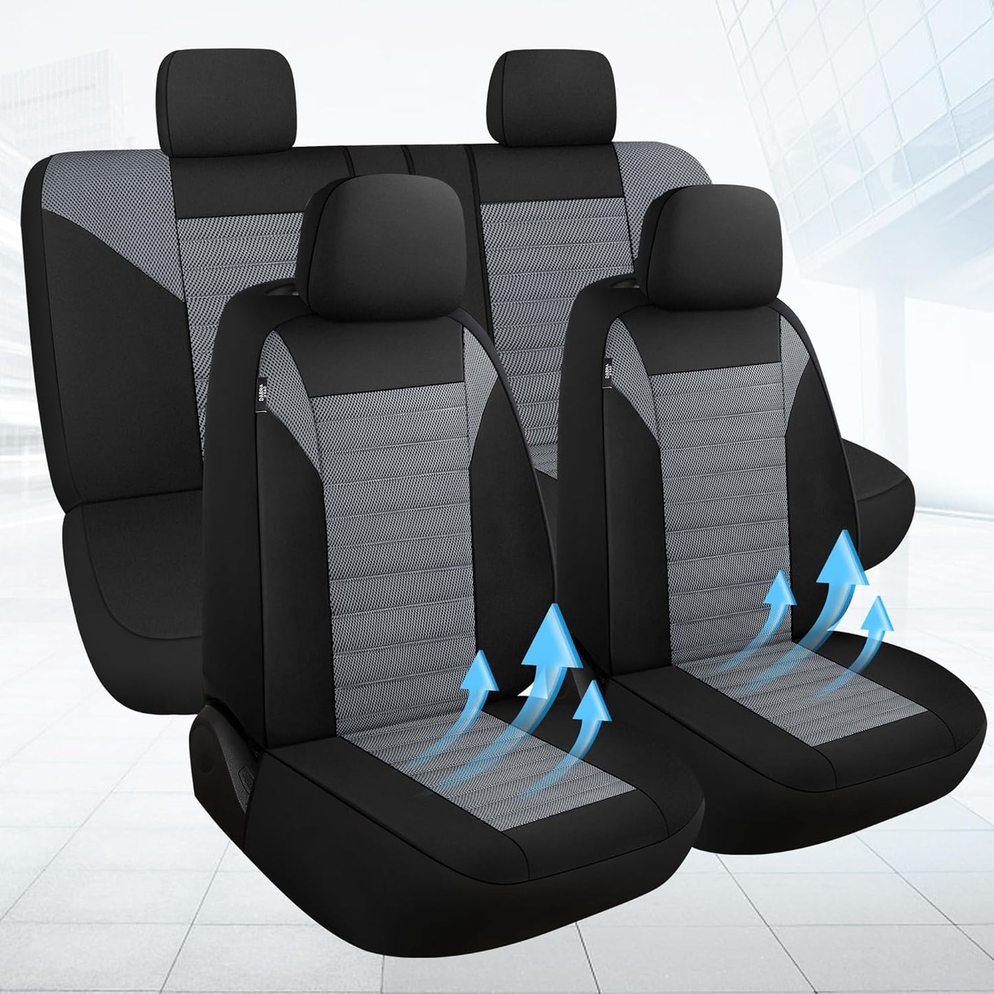 Breathable 3D Air Mesh Car Seat Covers by VarCozy