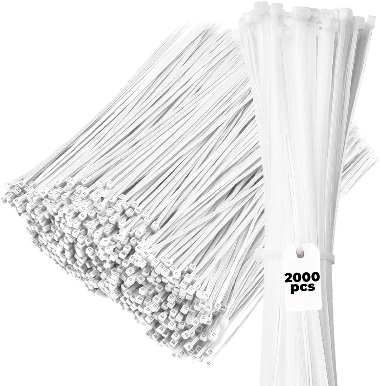 Heavy Duty Zip Ties - 50 lbs Tensile Strength for All Uses