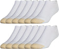 GOLDTOE Men's No Show Athletic Socks Multipair Pack - Cushioned