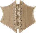 Scarlet Darkness Corset Belt for Women Floral Lace Up Boned Underbust