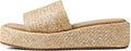 Platform Slip on Espadrille Sandals for Women - Comfortable Beach