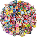 120Pcs Non-Repeat Cartoon Silicone Focal Beads for Pens - Random Cute