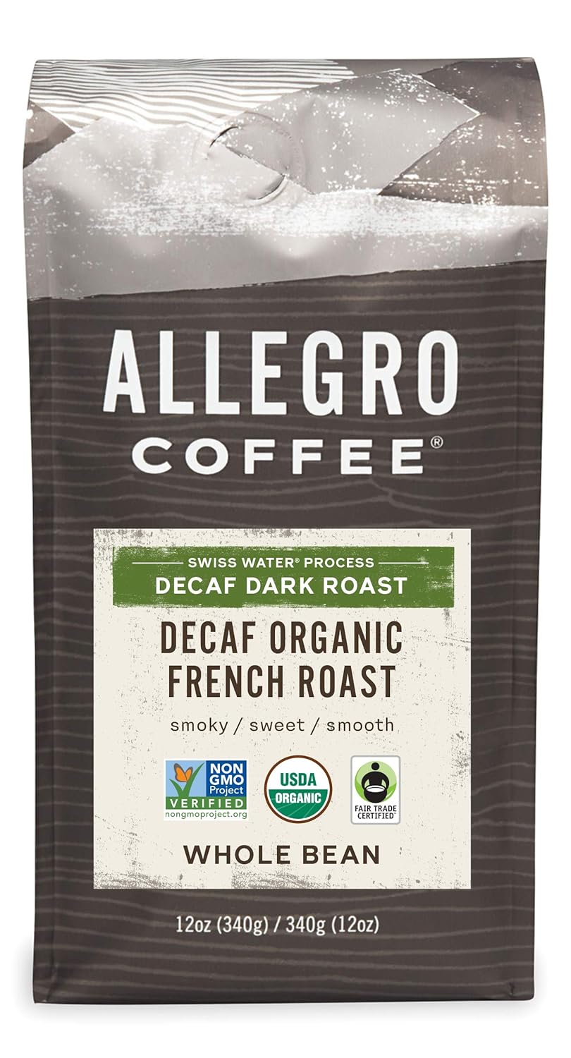 Organic French Roast Decaf Coffee - Rich & Full-bodied