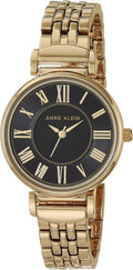 Anne Klein Women's Bracelet Watch with Black Dial - Classic Rose Gold