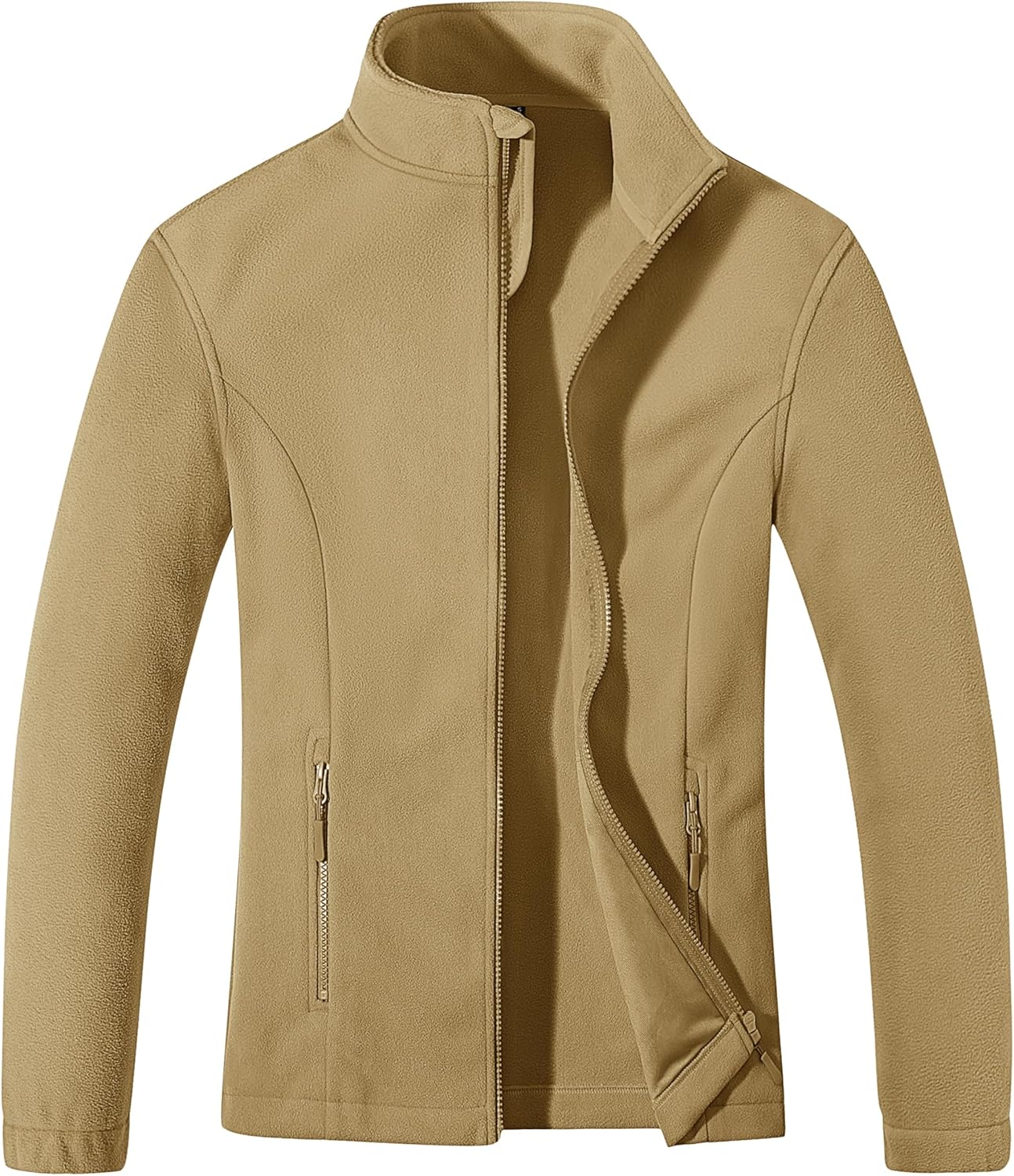MAGCOMSEN Women's Fleece Jacket Zip Up Coat for Winter Wear