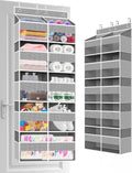 Over The Door Organizer Multi Pocket 5 Tier Large Hanging Shelf