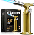 Butane Torch Lighter with Solid Copper Design - Durable Kitchen Torch