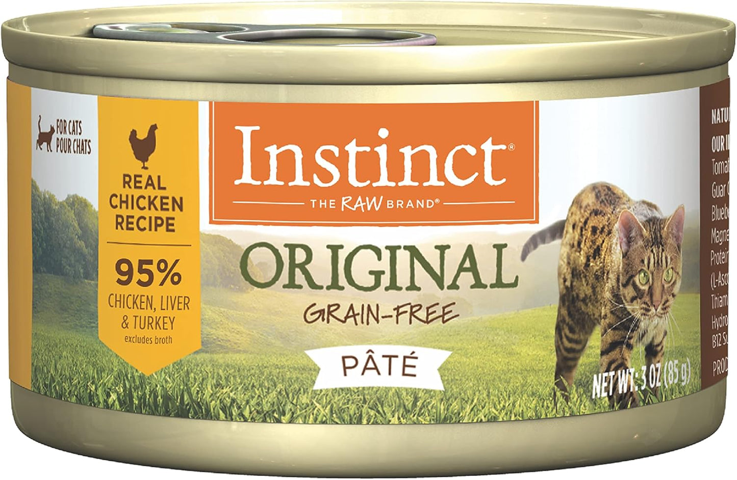 Instinct Original Pate Wet Cat Food - Grain Free Chicken Recipe