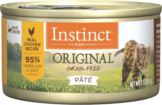 Instinct Original Pate Wet Cat Food - Grain Free Chicken Recipe