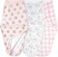 essentials easy swaddle wrap quick change - snug cotton knit 3-pack