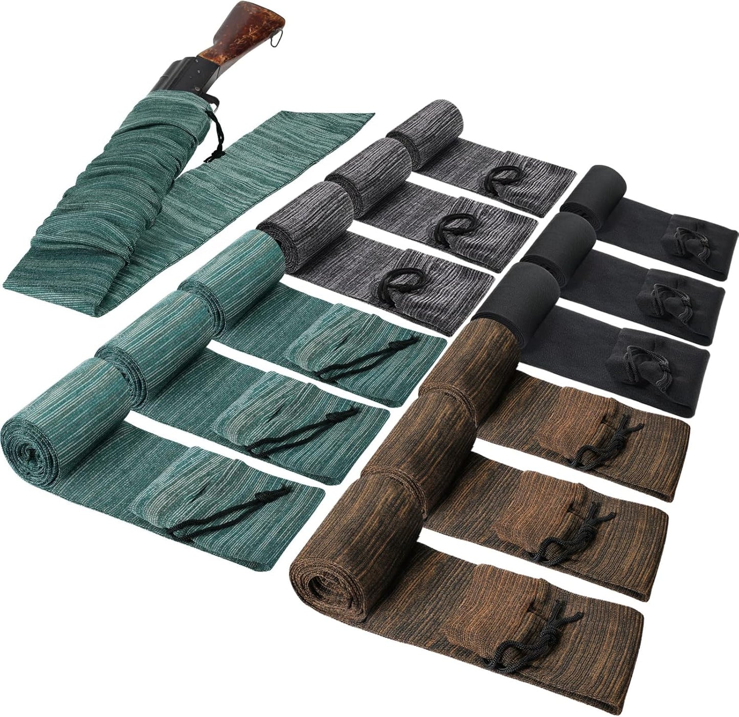 Sratte 12 Pcs 54 Inch Gun Socks for Tactical Hunting Gear