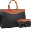 Handmade Luxury Vegan Leather Briefcase Handbag for Women - 16 in