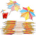 Tropical Cocktail Umbrellas - 40 Pack