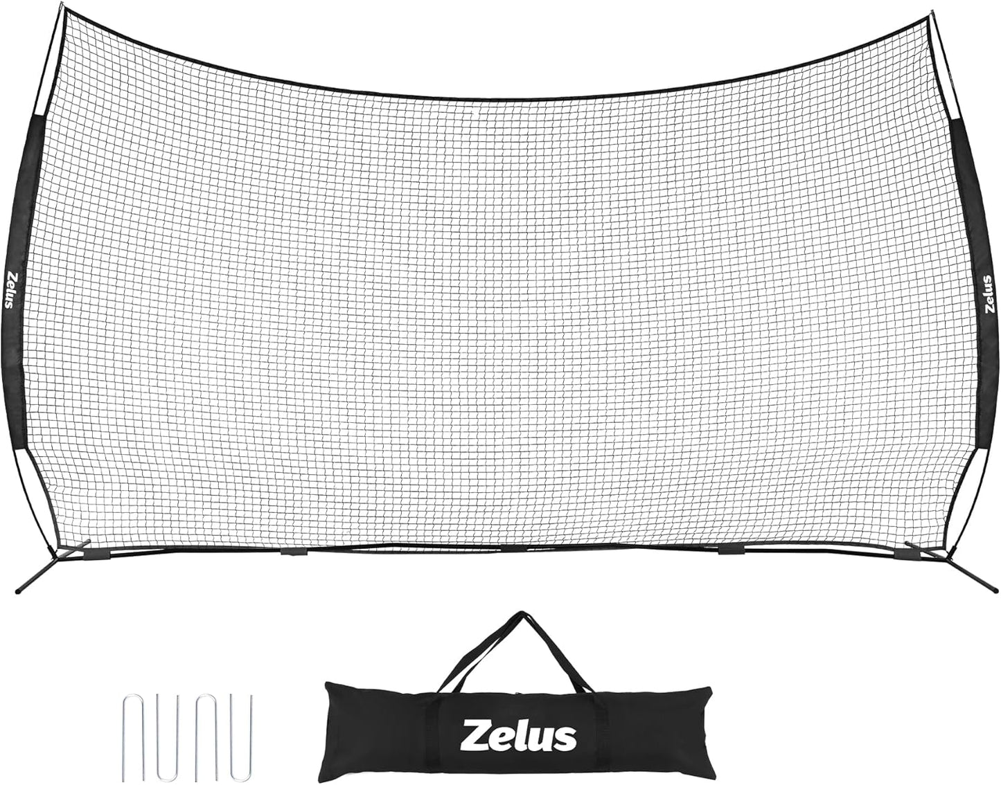 12x9ft Barricade Backstop Net for Baseball, Softball, Soccer
