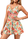 Plus Size Swimdress Tankini with Boyshorts - Tummy Control Fit Women's