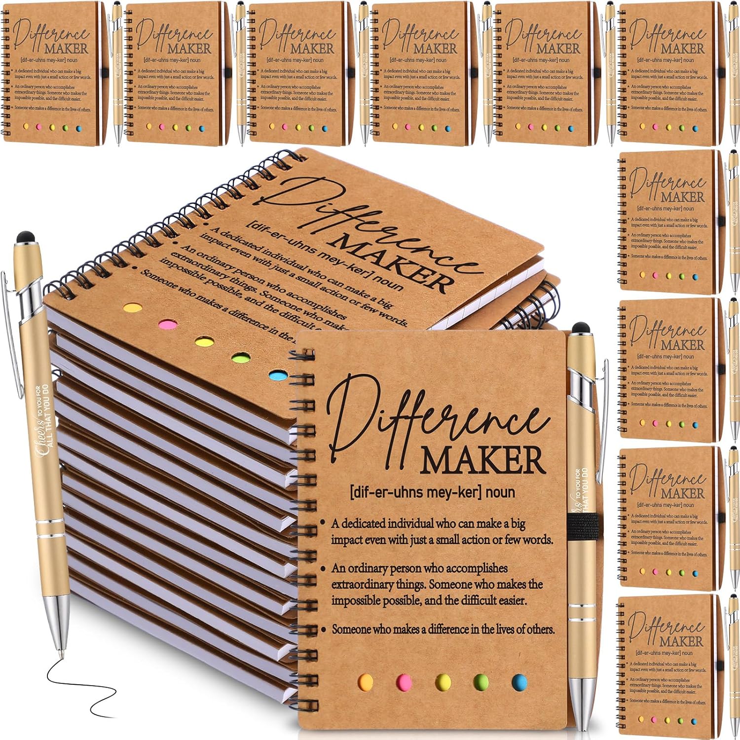 20 Sets Difference Maker Gifts for Employee Appreciation
