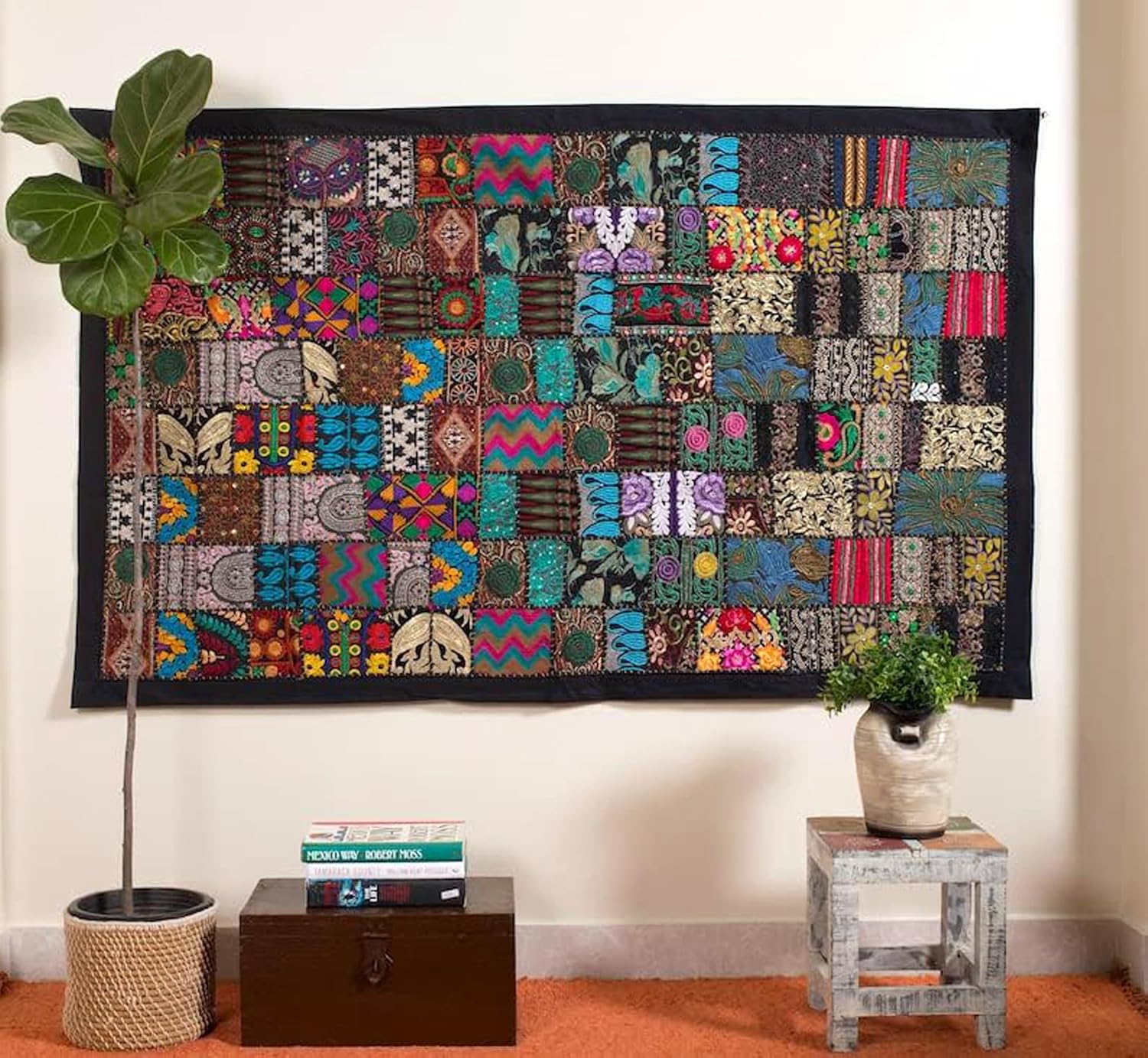 Marusthali Vintage Bohemian Wall Tapestry for Unique Decor