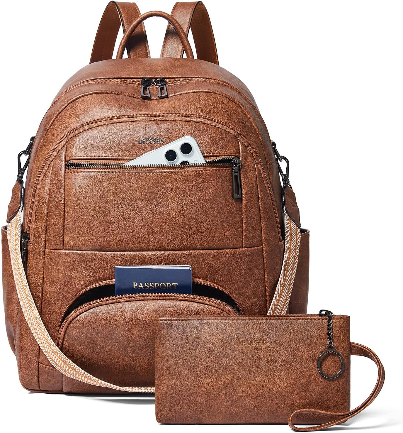 35L Large Travel Backpack Purse for Work and College Use