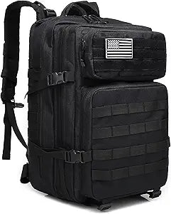 Tactical Assault Backpack 45L Waterproof Rucksack for Hiking
