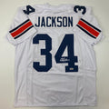 Facsimile Autographed Bo Jackson Auburn White Reprint Jersey Men's XL