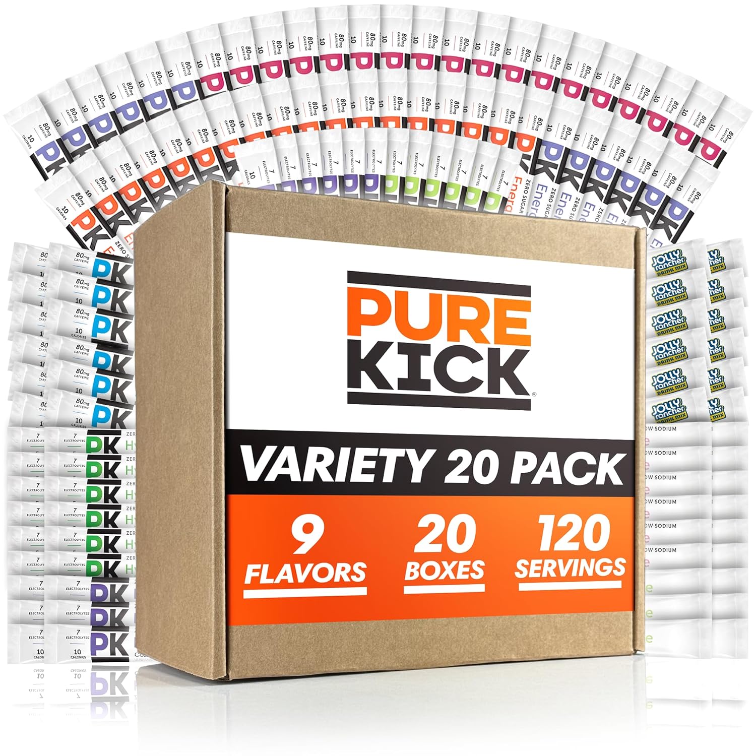 Pure Kick Ultimate Variety Pack - Energizing Hydration Drink Mix