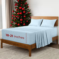 Mellanni Extra Deep King Sheets - 4 PC Iconic Collection Bedding