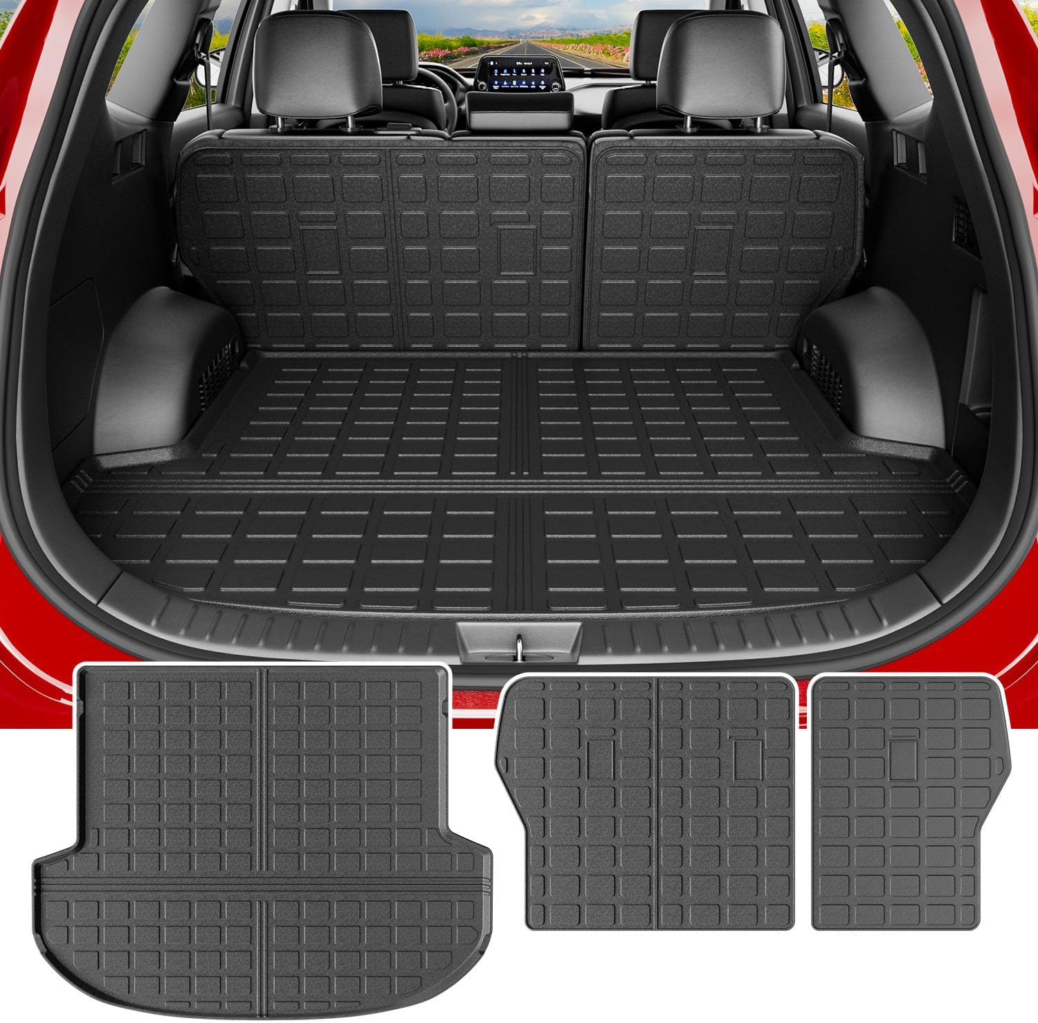 Cargo Liner for 2021 2022 2023 Santa Fe - All Weather TPE Mat