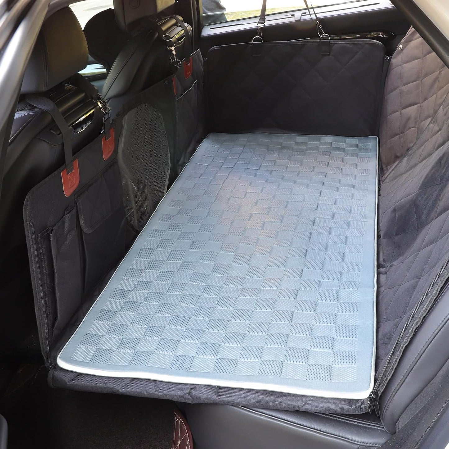 Non-Slip Pet Bed Mat for Back Seat Extender - Deep Gray