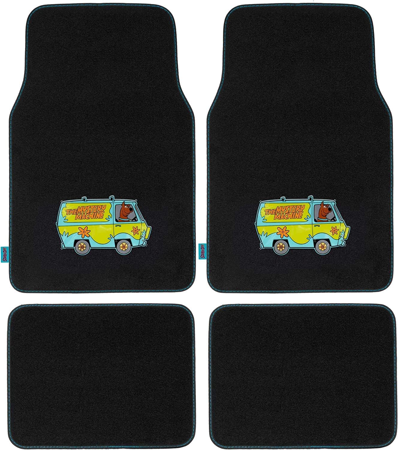 Scooby Doo Car Steering Wheel Cover and Floor Mats Set