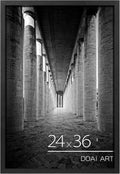 24x36 Poster Frame Black for Stunning Art Display and Protection