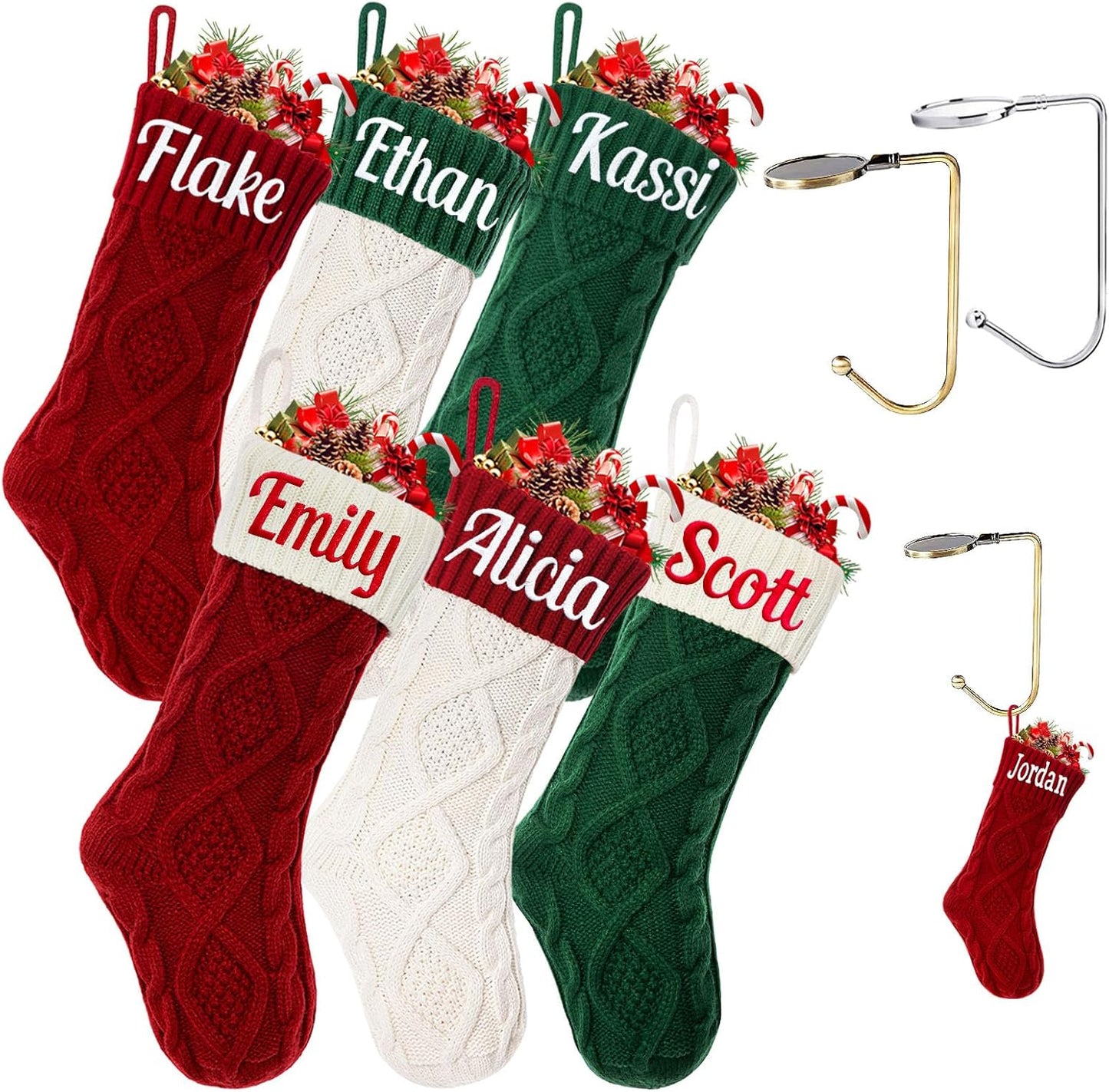 Personalized Christmas Stockings for Family Holiday Cheer