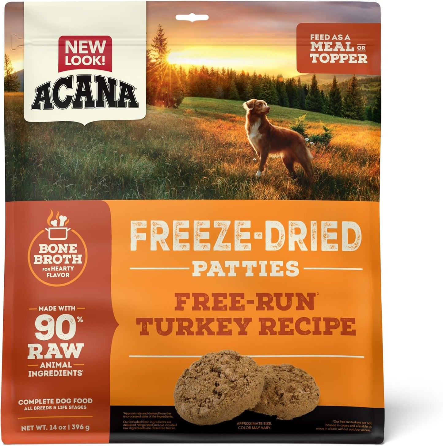 ACANA Grain-Free High Protein Freeze Dried Dog Food Patties