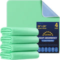 4 Pack 36 x 36 Extra Heavy Absorbency Washable Underpads - Reusable