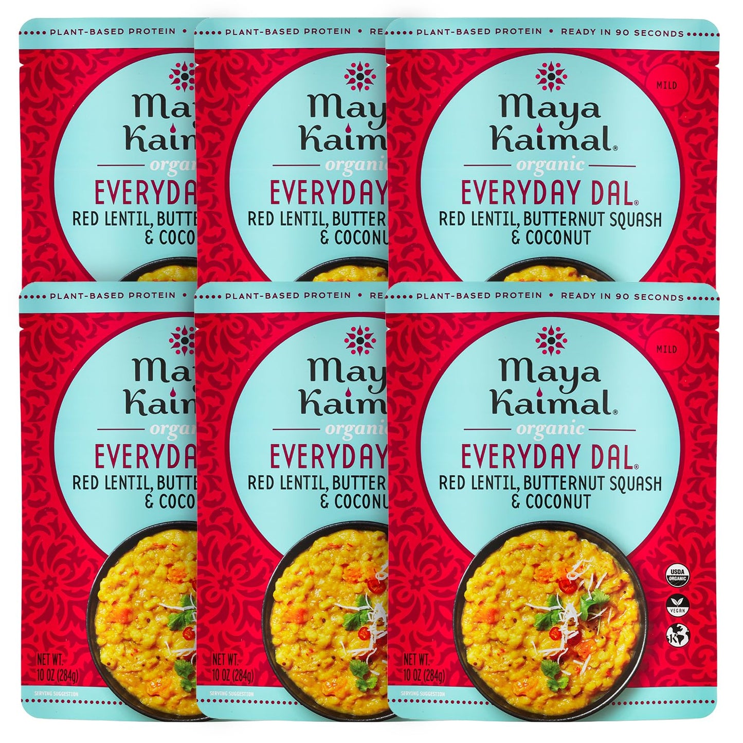 Maya Kaimal Organic Red Lentil Everyday Dal - Vegan Delight