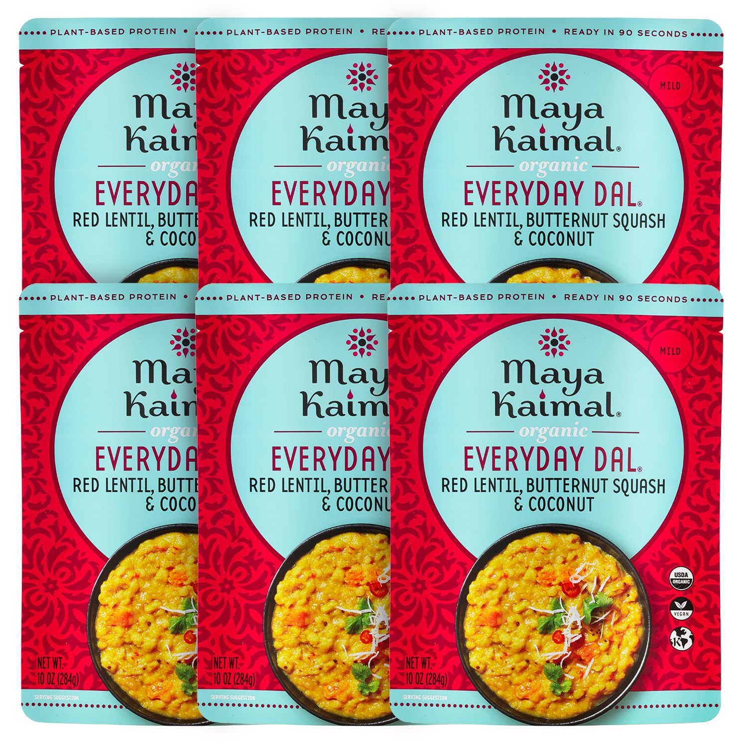 Maya Kaimal Organic Red Lentil Everyday Dal - Vegan Delight