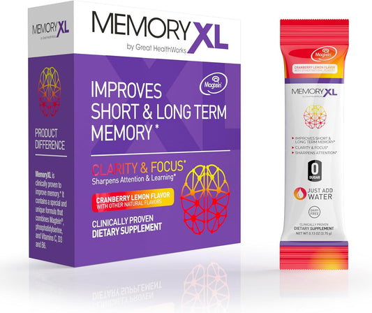 MemoryXL Magnesium L-Threonate Brain Supplement for Focus