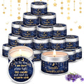 Twinkle Little Star Lavender Scented Baby Shower Candles - 24 Pack