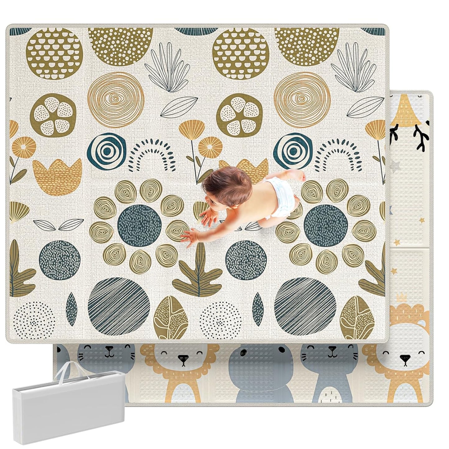Waterproof Foam Baby Play Mat - Indoor/Outdoor Fun!