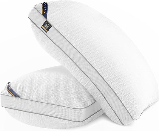 Luxury Comfy Hotel Collection Bed Pillows for Sleeping - Firm Set
