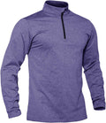 TACVASEN Men's Quarter Zip Pullover Long Sleeve Sweatshirt - Warm