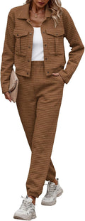 PRETTYGARDEN Womens Two Piece Tracksuit Set - Cozy Fall Layering