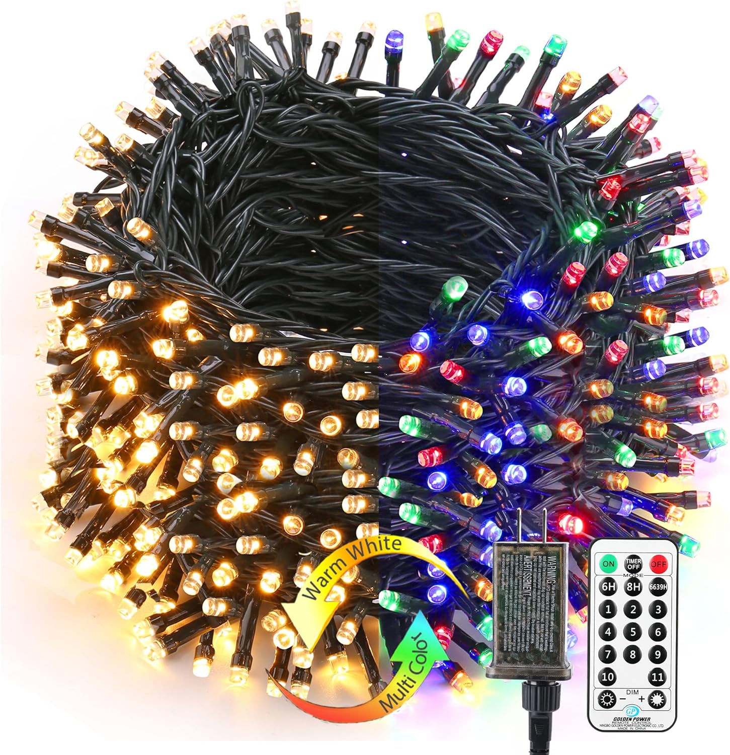 Brizled Christmas Lights 344.16ft 1000 LED Color Changing String