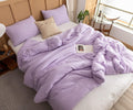Lavender Comforter Set Queen - Soft Lightweight Boho Bedding