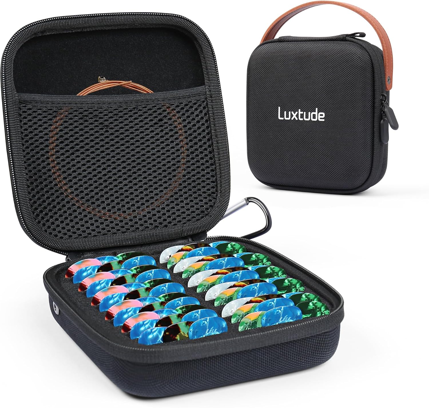 Guitar Pick Holder Case - Organize 66 Picks Easily!