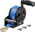 Boat Trailer Winch 1200lbs with 26ft Strap - Portable Hand Crank